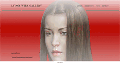 Desktop Screenshot of lyonswiergallery.com