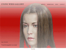 Tablet Screenshot of lyonswiergallery.com